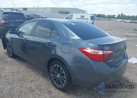 2014 Toyota Corolla S Plus z USA, uszkodzony, nr VIN 2T1BURHE7EC024116